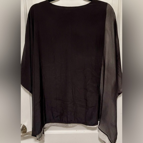 Lola & Sophie Sheer Overlay Black Boxy‎ Top Lagencore Artsy Minimalist NWT Small - Picture 4 of 14